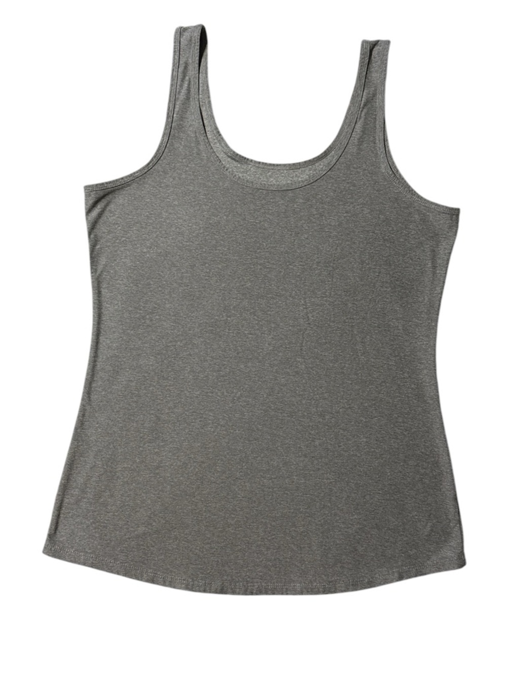 No Boundaries Heather Gray Scoop Neck Tank Top